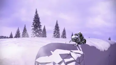 Tomber à travers la glace