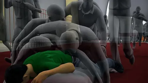 Danger de mort Coulée de boue