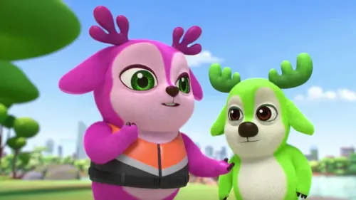 Deer Squad : Les Super-cerfs S01E06 La Créature du lac / Collés ensemble