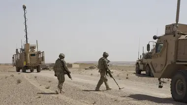 Une bombe devant la porte