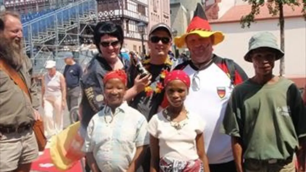 Des Bushmen en Europe