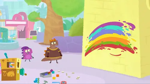 Casting Dinocity S01E15 Peindre l'arc-en-ciel