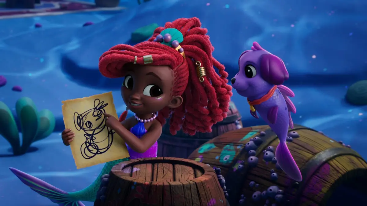 Disney Junior Ariel : Histoires de Sirènes S01E16 Le chien-sirène perdu / Les petits biologistes