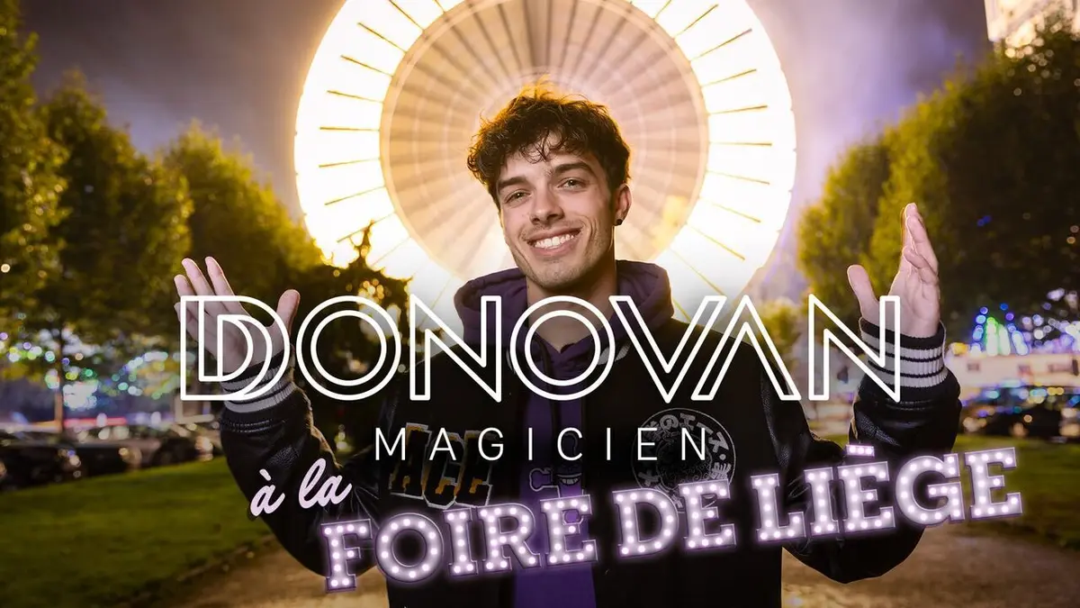 Donovan magicien A la foire de Liège