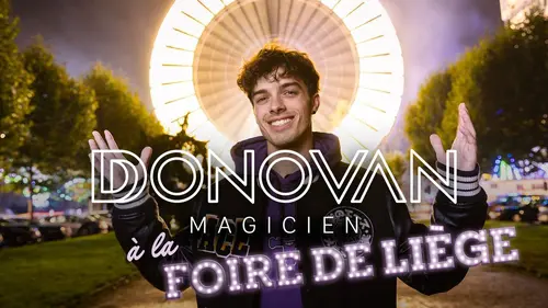 Donovan magicien A la foire de Liège