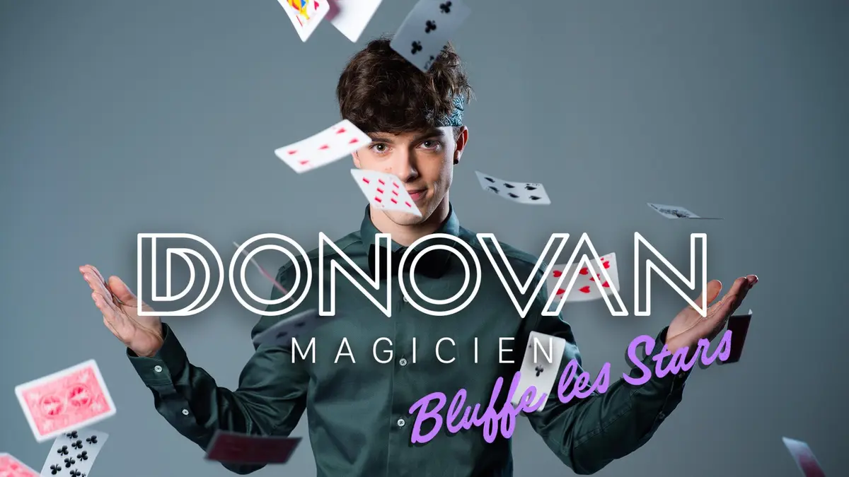 Donovan magicien bluffe les stars
