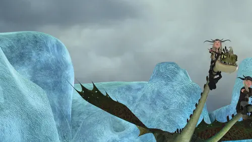 Dragons : Cavaliers de Beurk S02E11 L'éclair des glaces