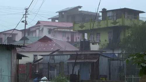 Drôles de villes pour une rencontre Mawsynram (Inde)