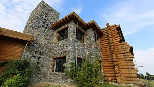 Echo-logis Construire en rondins : Roumanie