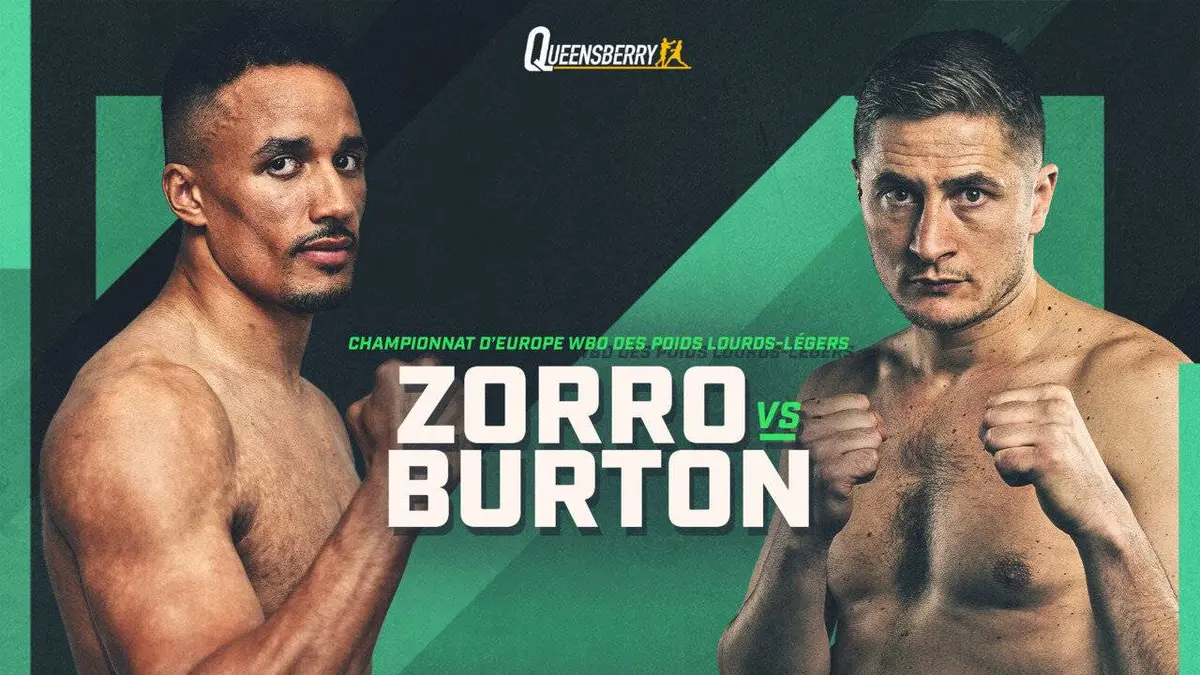 Ellis Zorro / Hosea Burton Boxe Championnat d'Europe WBO 2023