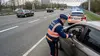 En route avec la police