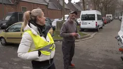 En route avec la police