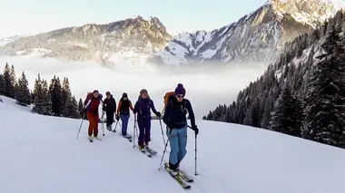 Cap vers le massif du Tian Shan