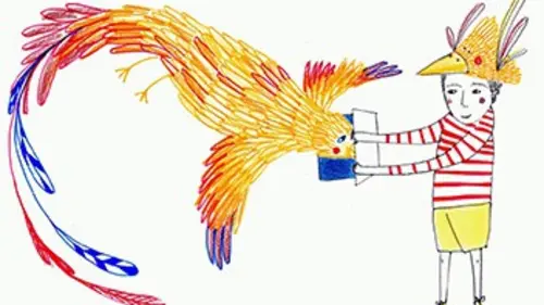 En sortant de l'école Page d'écriture