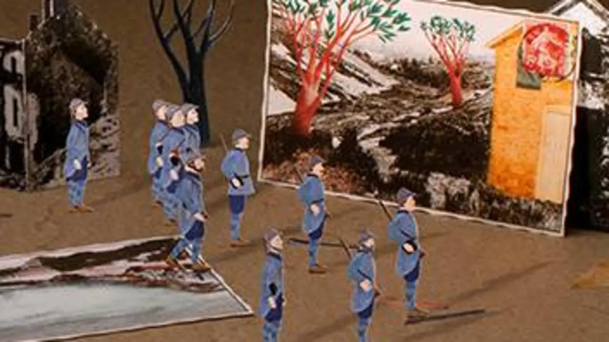 En sortant de l'école Carte postale