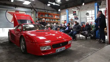 Enchères mécaniques Ferrari 512 TR & Citroën 2CV