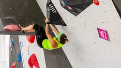 Escalade Escalade. Bloc et difficulté dames