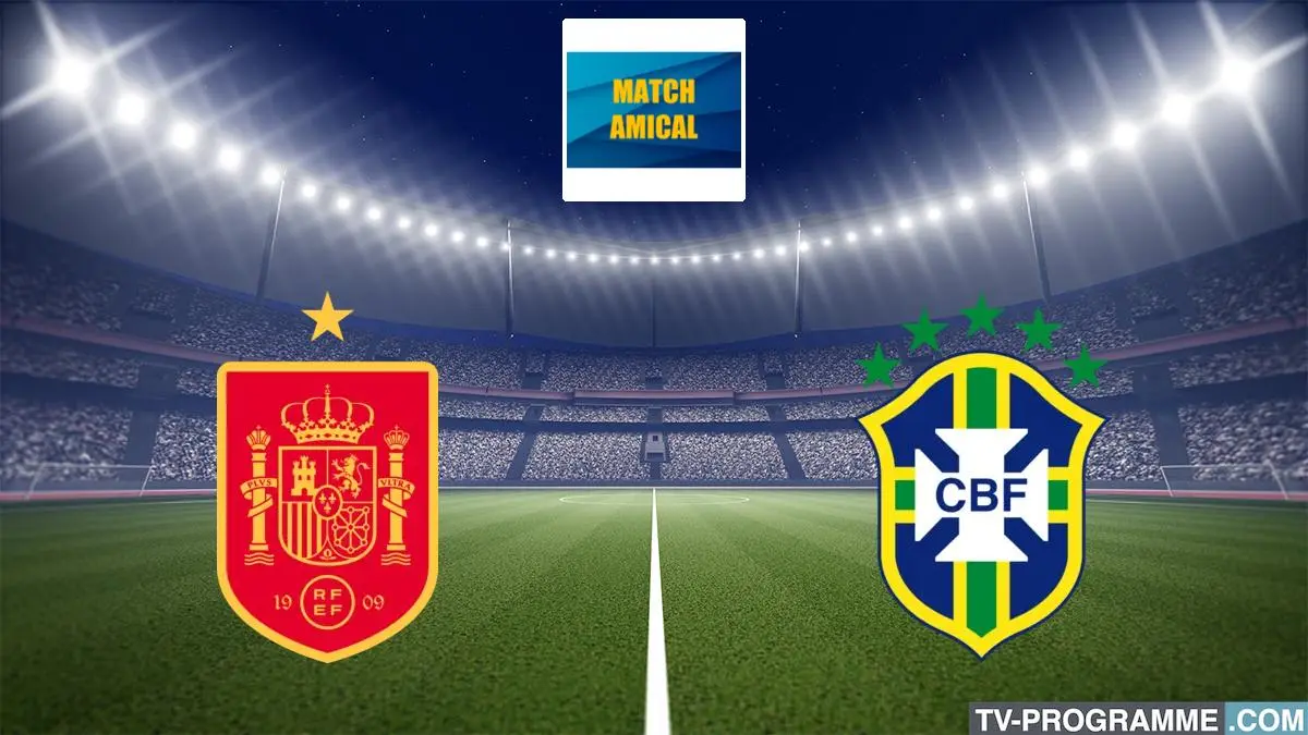 Espagne / Brésil Football Match amical international 2024