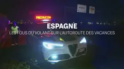 Visuel de Espagne, les fous du volant sur l'autoroute des vacances