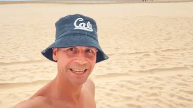 Drinken uit een discobol