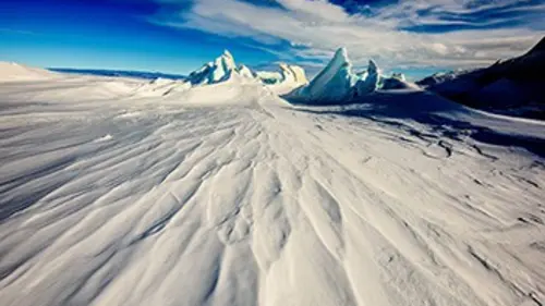 Exploration glaciale : Antarctique E01 Desert glacé