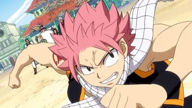 Natsu mange un village
