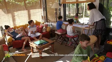 Familles extraordinaires S01E01 L'incroyable rentrée des familles hyper nombreuses