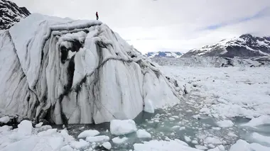 Fonte des glaces en instantané