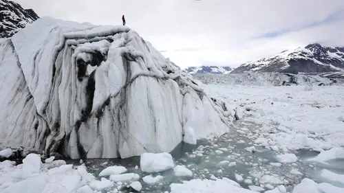 Fonte des glaces en instantané