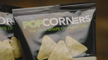 Buns et chips de popcorn