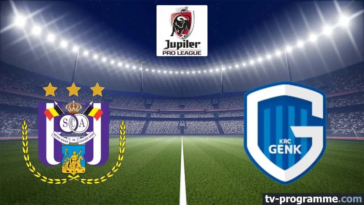Anderlecht / Racing Genk Football Championnat de Belgique D1A 2024-2025