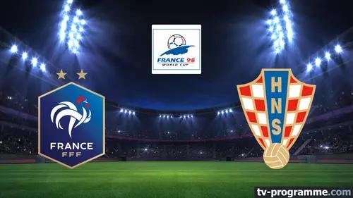 France / Croatie Football Coupe du monde 1998