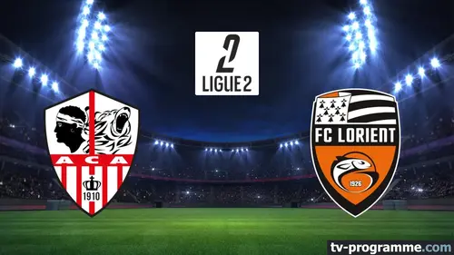 AC Ajaccio / Lorient Football Ligue 2 BKT 2024-2025
