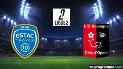 Sur beIN SPORTS 2 à 23h00 : Troyes / Boulogne-sur-Mer