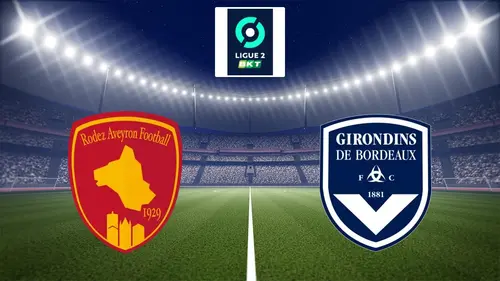 Rodez / Bordeaux Football Ligue 2 BKT 2023/2024
