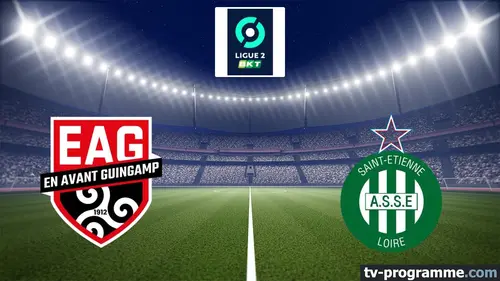 Guingamp / Saint-Etienne Football Ligue 2 BKT 2023/2024