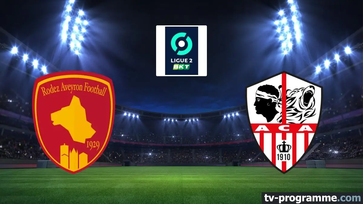 Rodez / AC Ajaccio Football Ligue 2 BKT 2023/2024