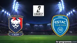 Caen / Troyes  Football Ligue 2 BKT 2024-2025