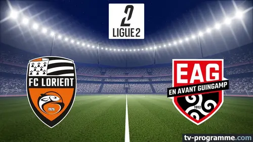 Lorient / Guingamp Football Ligue 2 BKT 2024-2025