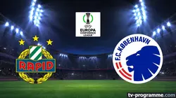 Sur Canal+ Foot à 22h37 : Rapid Vienne / Copenhague