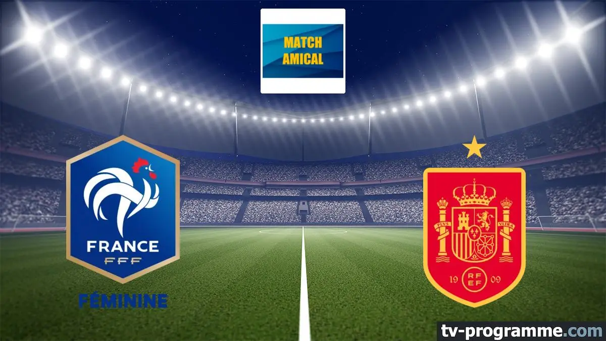 France / Espagne Football Match amical féminin 2024