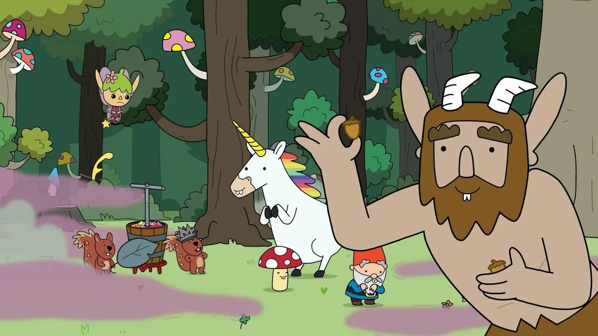 Forêt magique super joyeuse S01E48 La légende de grande feuille