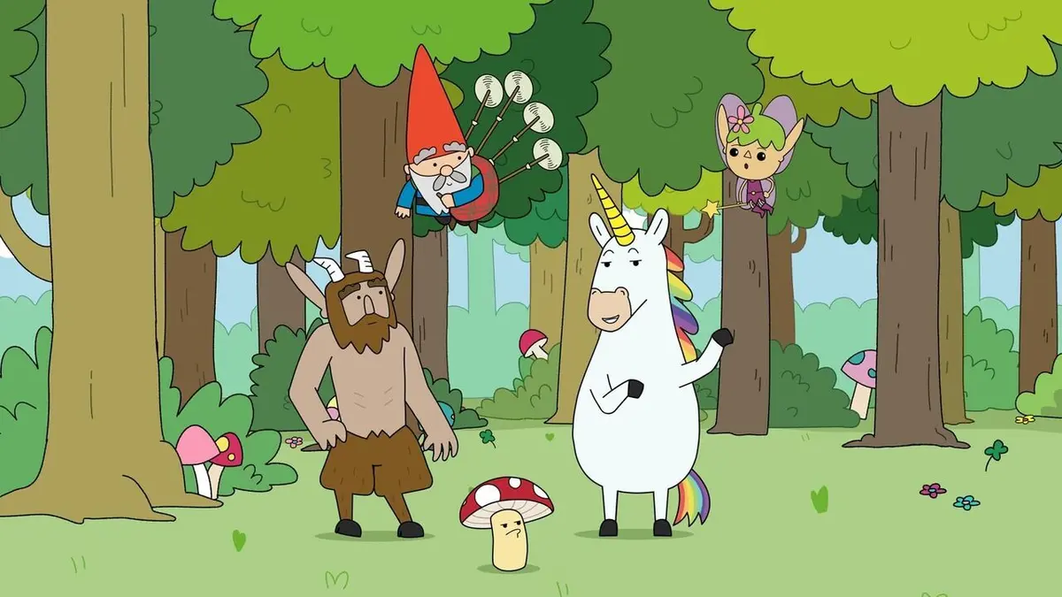 Visuel de Forêt magique super joyeuse S01E48 La légende de grande feuille