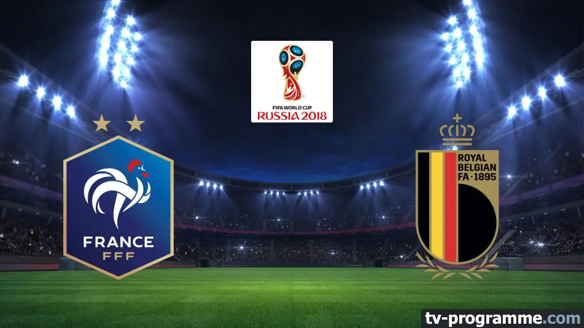 France / Belgique Football Coupe du monde 2018
