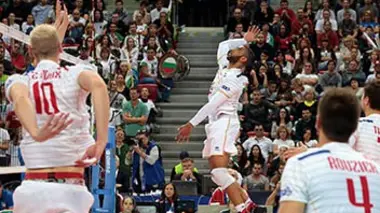 France / Belgique Volley-ball Match de préparation au Tournoi de qualification olympique 2016