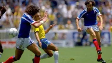 France / Brésil Football Coupe du monde 1986
