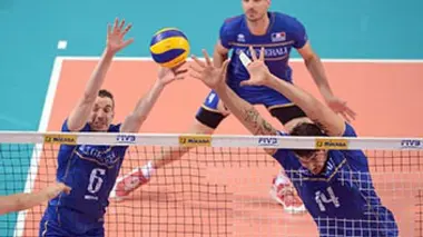 France / Brésil Volley-ball Match de préparation à l'Euro masculin 2015