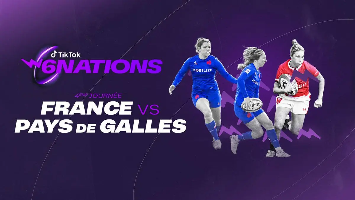 France / Pays de Galles Rugby Tournoi des Six Nations féminin 2023