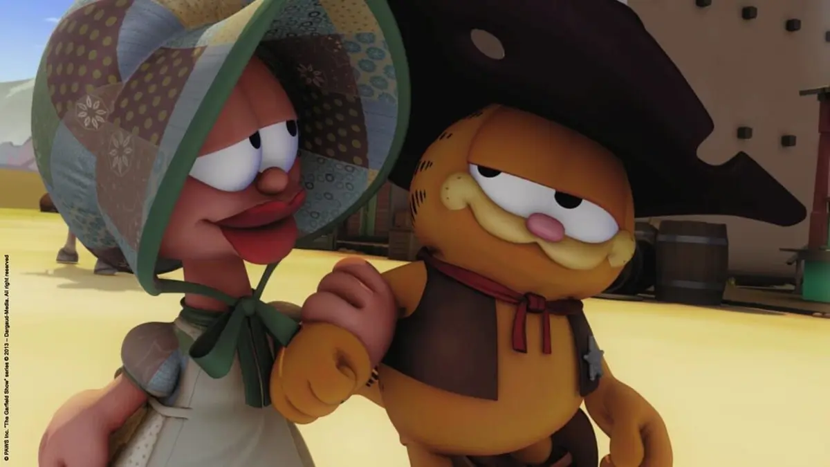 Garfield & Cie S04E20 Le mignon, la brute et le méchant : le canyon doré