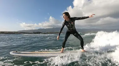 Pascale Roy Lafontaine, guide de surf à Hawaï